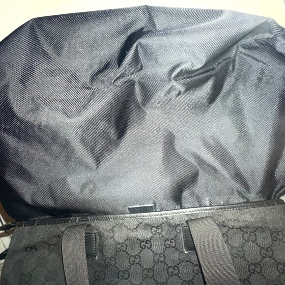 GUCCI Vintage Signature GG Canvas/Leather Tote Bag (REHAB- NEEDS SOME LOVE) - Picture 13 of 16